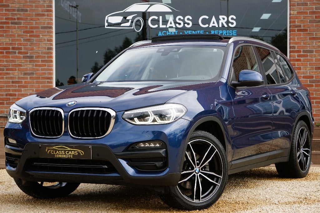BMW X3 2.0iA xDrive20  TOIT PANO LED AUTO CARPLAY CARNETBMW, Cuir, Achat, Entreprise, Noir