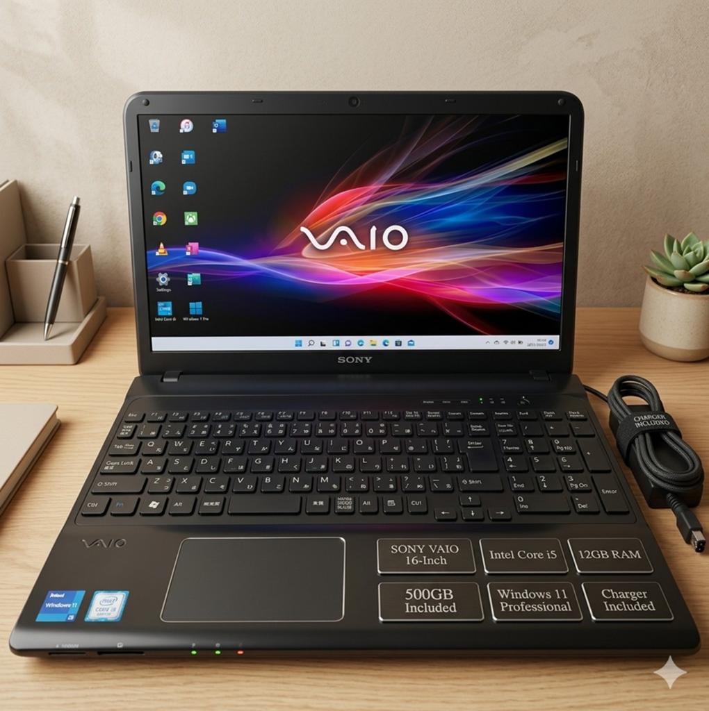 Sony VAIO - intel i5 500G | 12G Ram Win 11 Pro!, Computers en Software, Windows Laptops, Qwerty, Ophalen of Verzenden