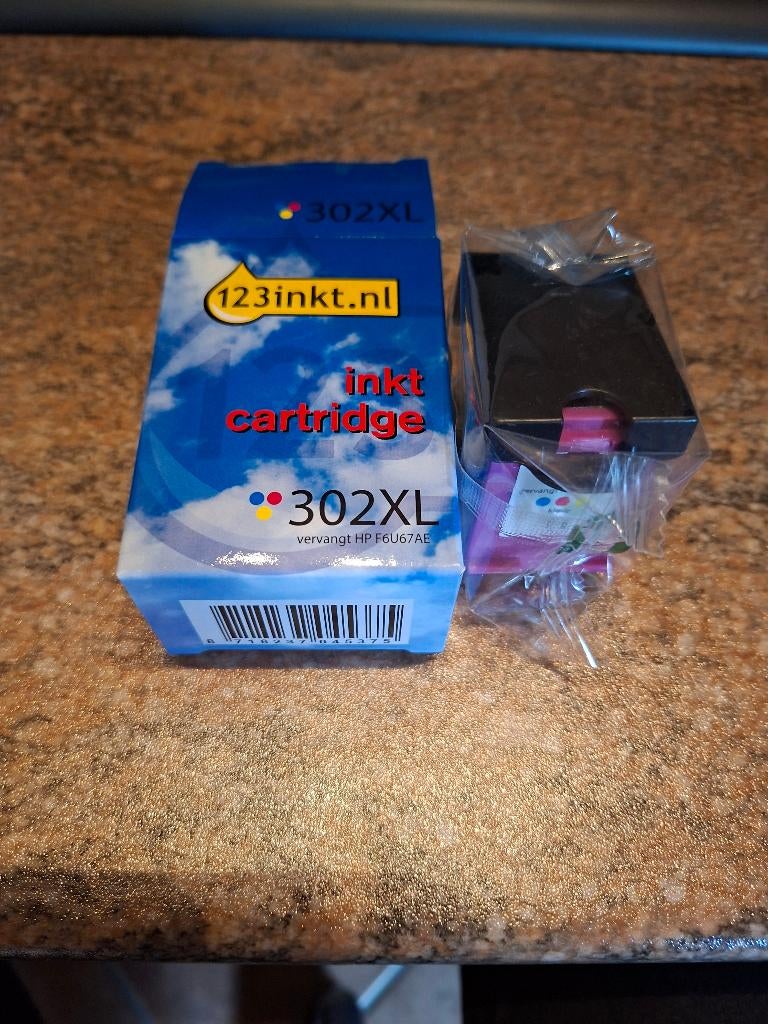 Inkt cartridge 302 XL kleur, Ophalen of Verzenden, Nieuw, Cartridge, 1 2 3 inkt
