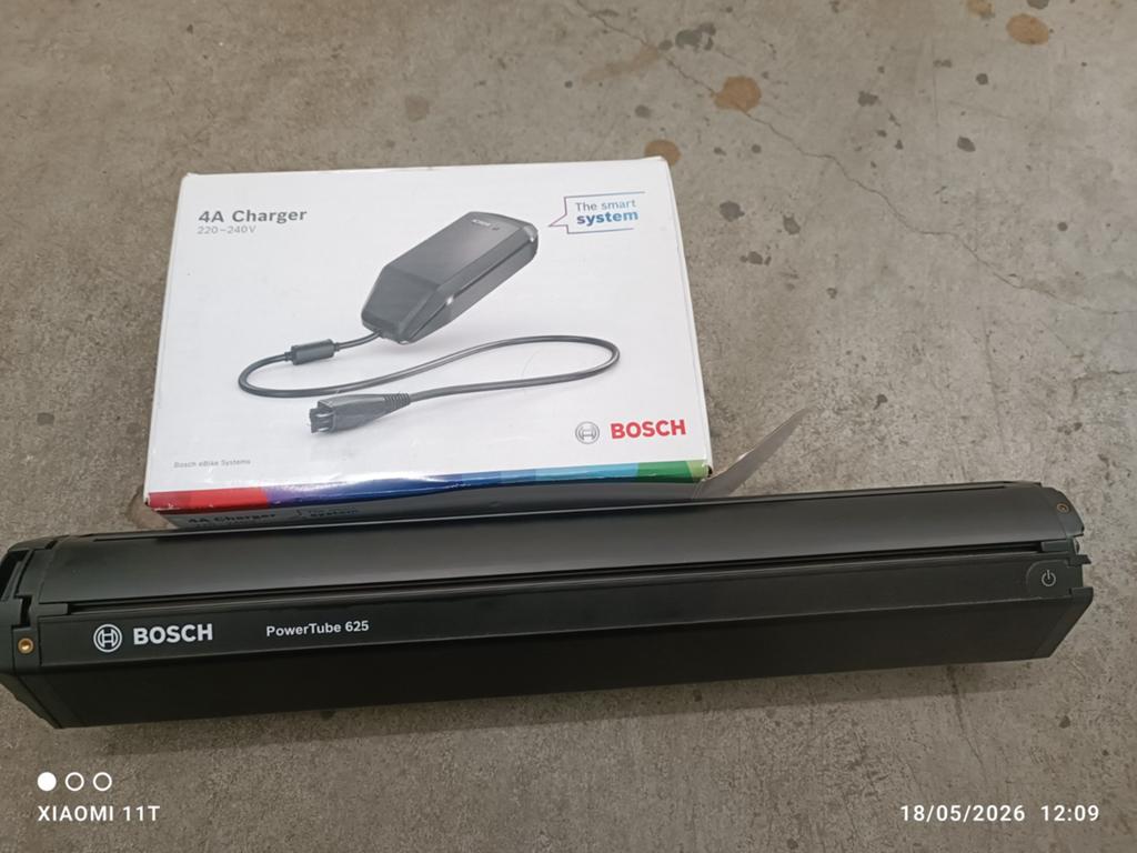 Bosch Powertube Smart 625 wh VERTICALE, Comme neuf