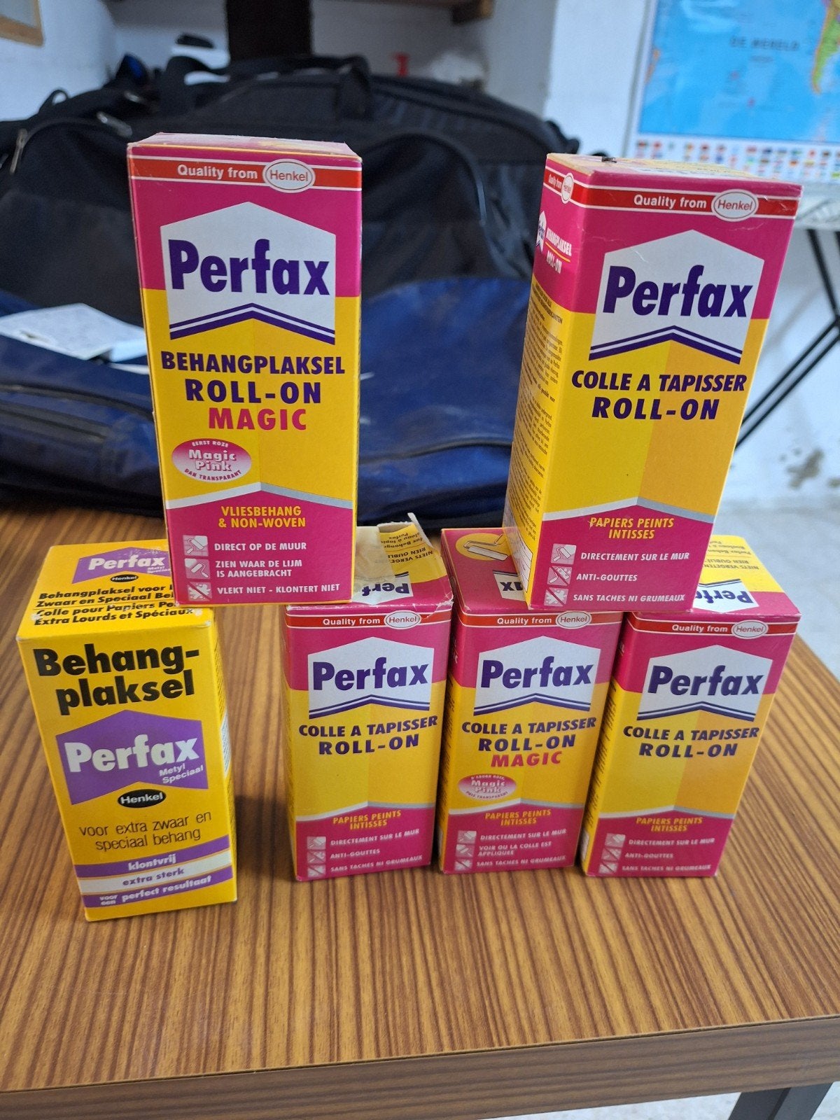 Behangplaksel perfax, Ophalen