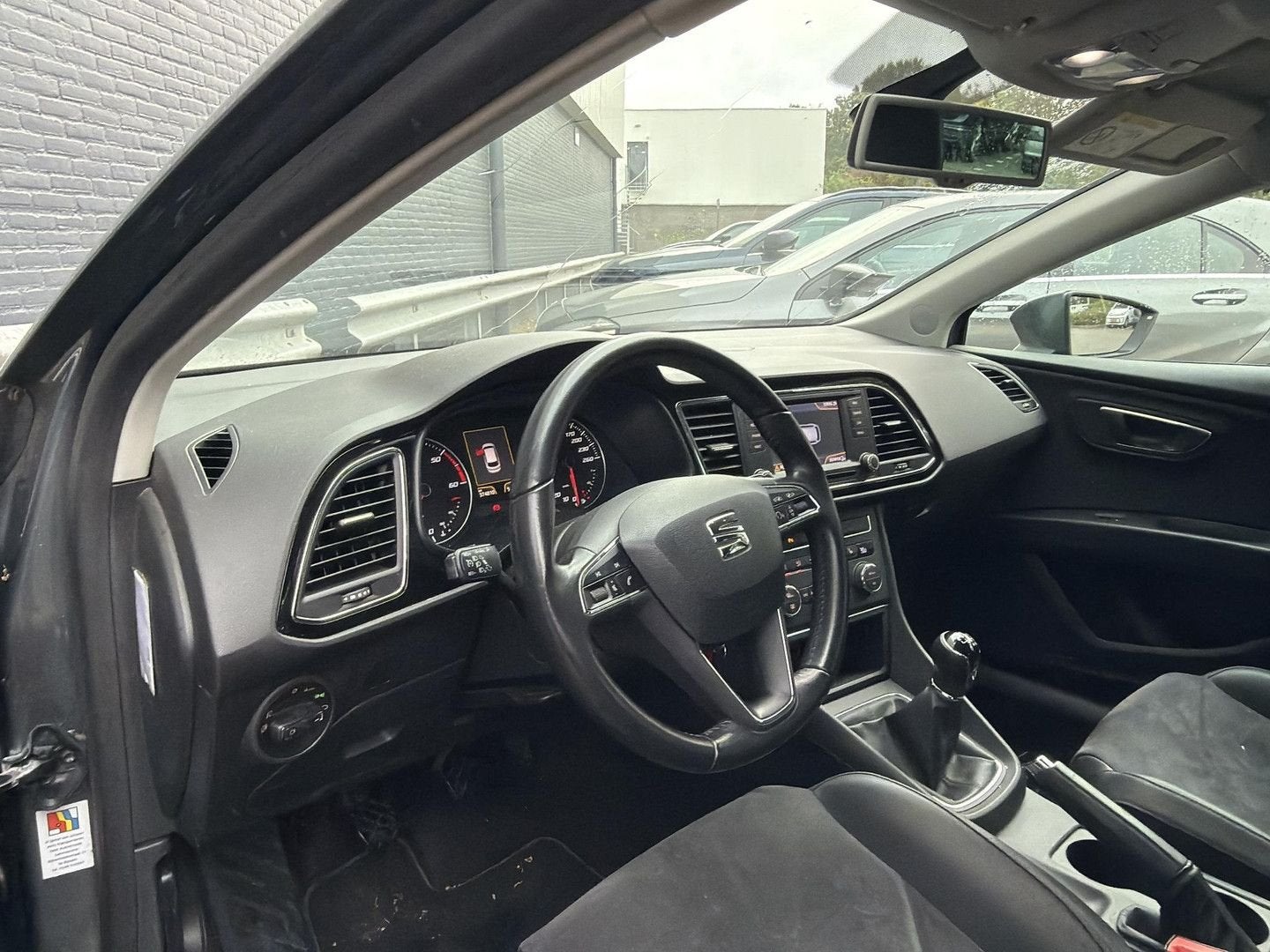 Seat Leon ST 1.6 TDI Ecomotive Lease Sport | Leder/Alcantara, Autos, Argent ou Gris, Achat, Entreprise, Noir
