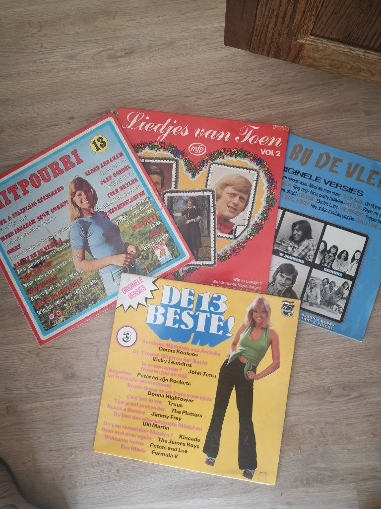 4 disques vinyles à collectionner, CD & DVD, Vinyles | Compilations, Enlèvement ou Envoi
