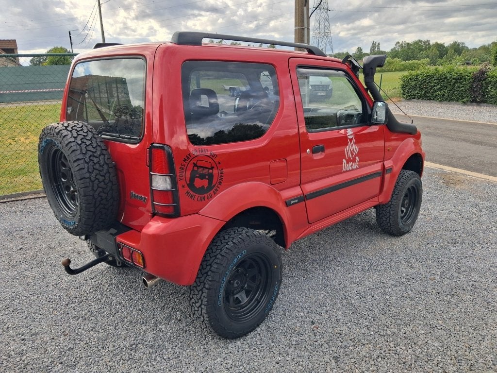 Suzuki Jimmy #4x4 # tout-terrain ! tuba surélevé ! inspecté, Autos, Rouge, Achat, Entreprise, Boîte manuelle