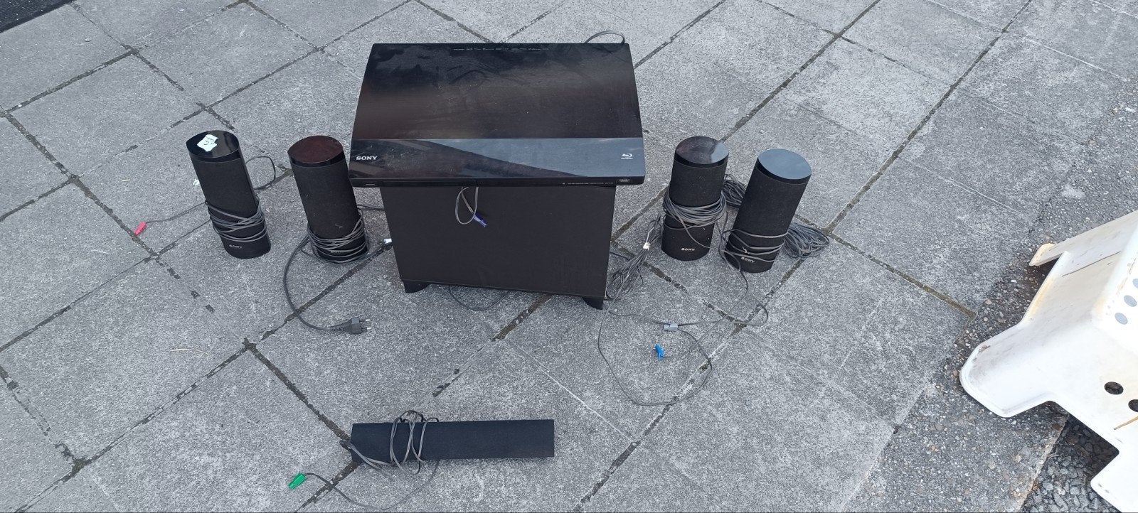 Sony blu-ray speler met speakers en Subwoofer, Ophalen