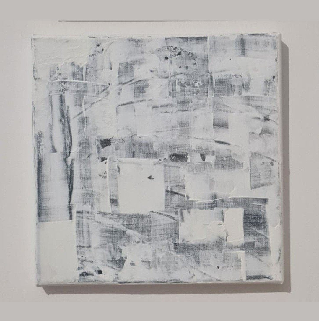 "Douceur et légèreté" 20x20cm toile acrylique sur châssis, Enlèvement
