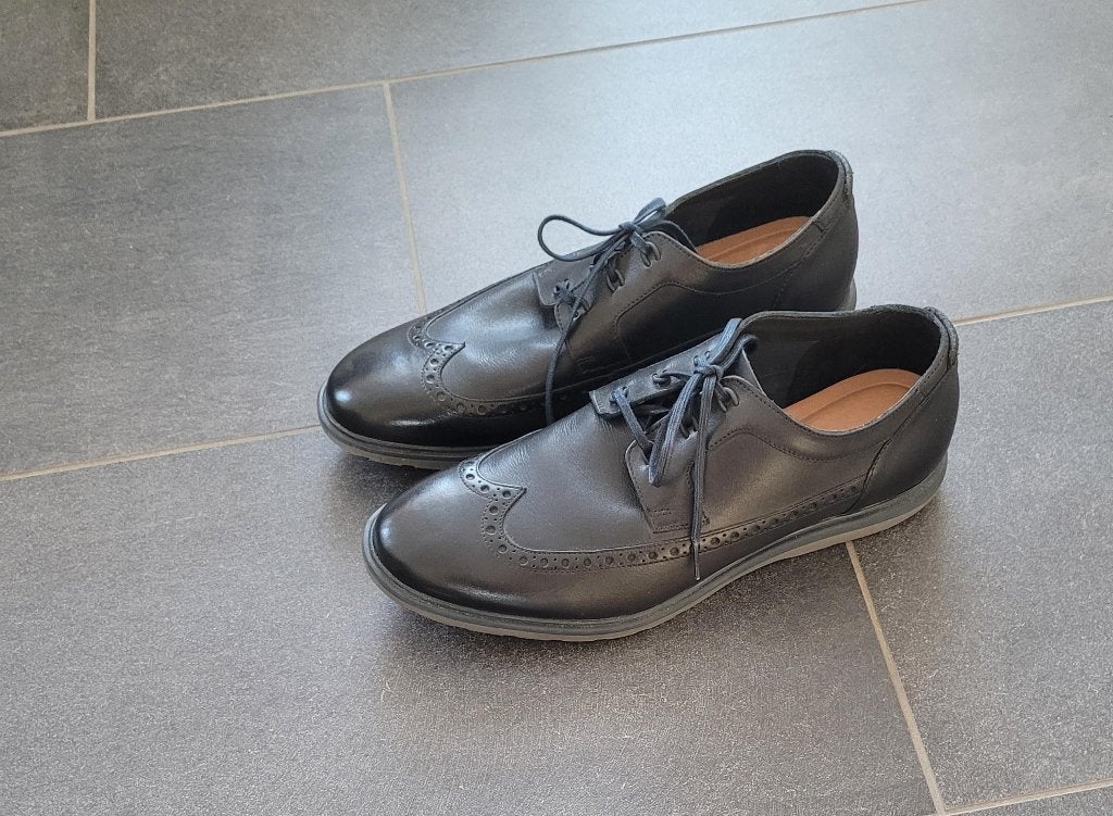 Clarks herenschoenen maat 10 (44.5), Zwart, Nieuw, Clarks, Ophalen of Verzenden