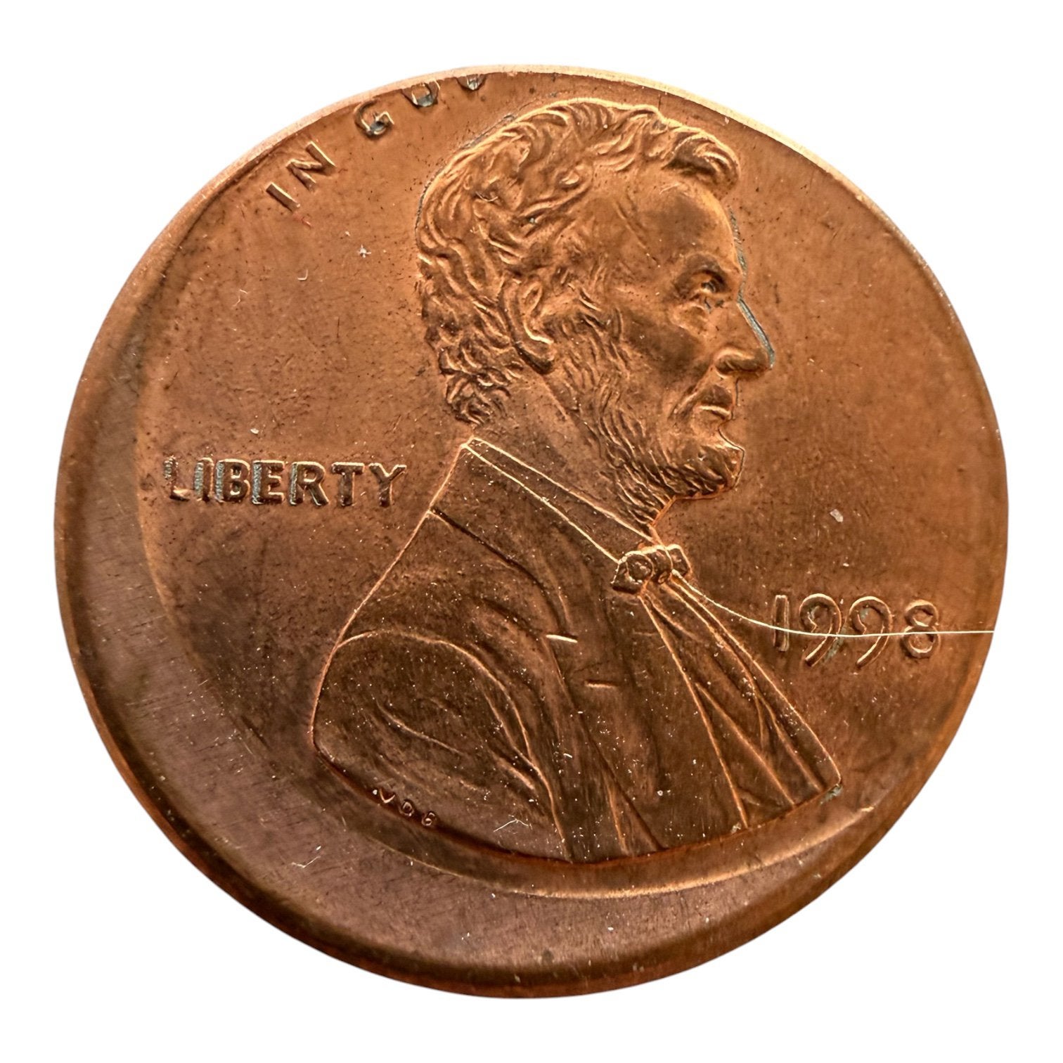 Casquette Lincoln 1 cent/Penny, Enlèvement