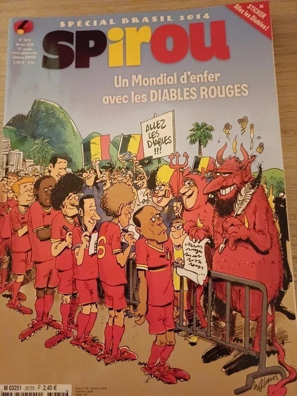 Lot 6 Magazines Journal de Spirou (Années 2013 - 2014) •, Collections, Envoi, 1980 à nos jours, Journal