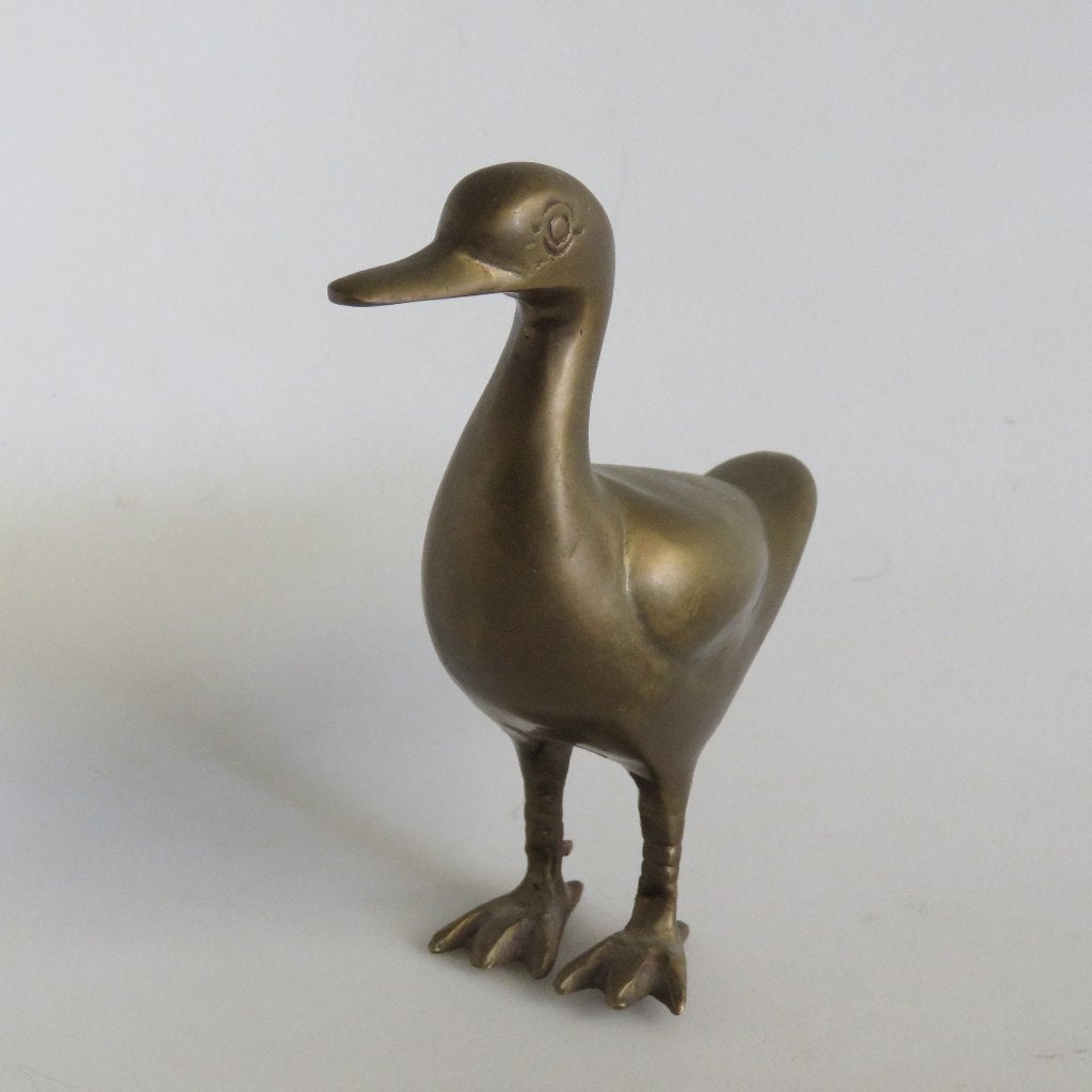 Canard vintage en laiton, Enlèvement ou Envoi