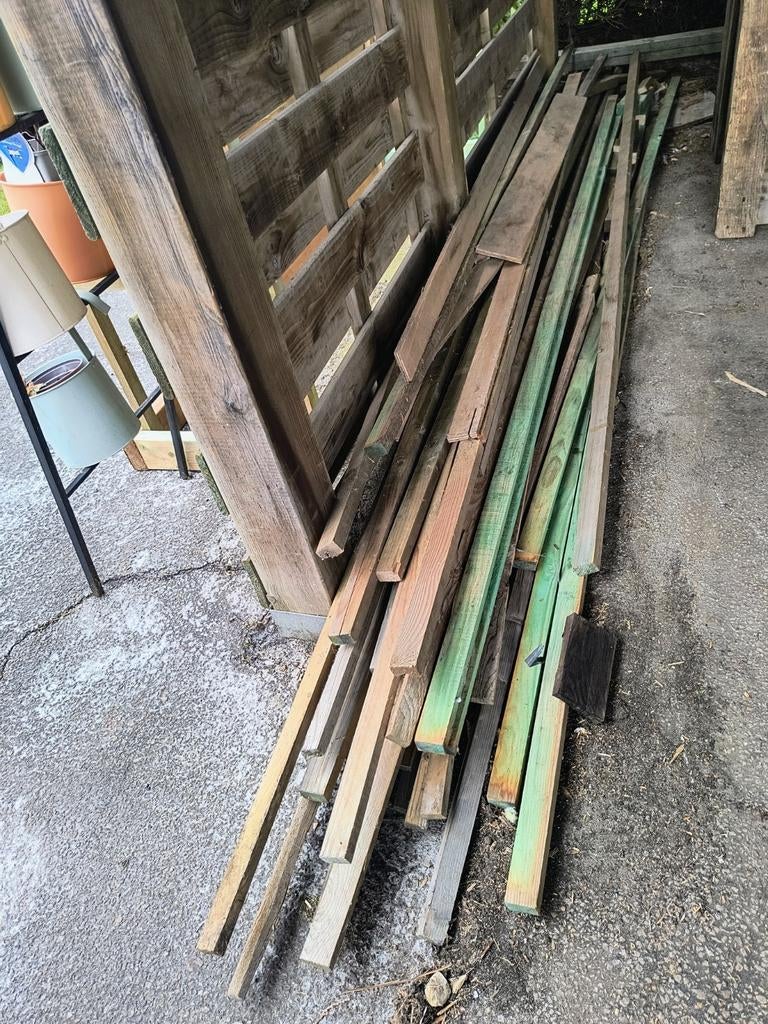 Planken voor buiten diverse afmetingen, Doe-het-zelf en Bouw, Hout en Planken, Ophalen