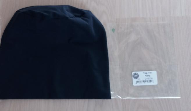 Chemo muts donkerblauw, Kleding | Dames, Mutsen, Sjaals en Handschoenen, Ophalen of Verzenden, Nieuw, Muts
