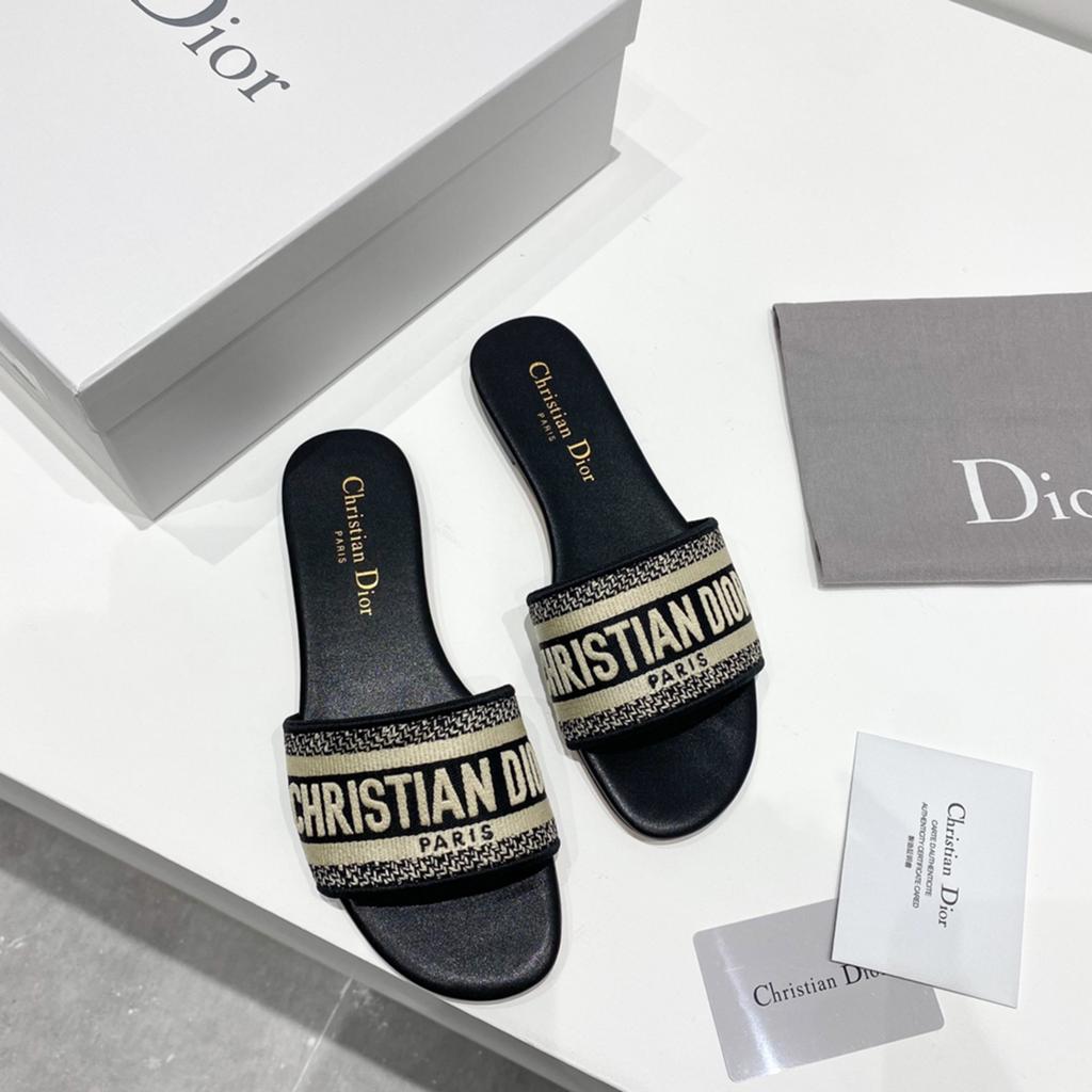 Sandales Christian Dior, Neuf, Enlèvement ou Envoi, Sandales de bain, Noir