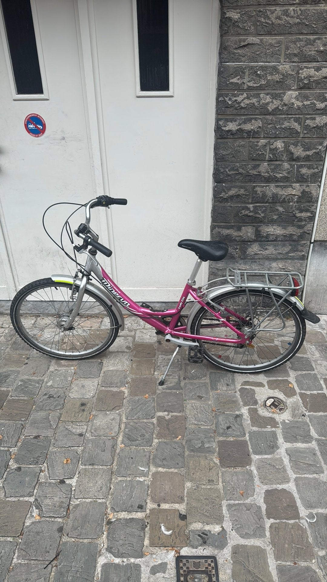 Minerva-fiets voor kinderen van 9-10 jaar, Fietsen en Brommers, Ophalen, Velgrem, Versnellingen, Gebruikt