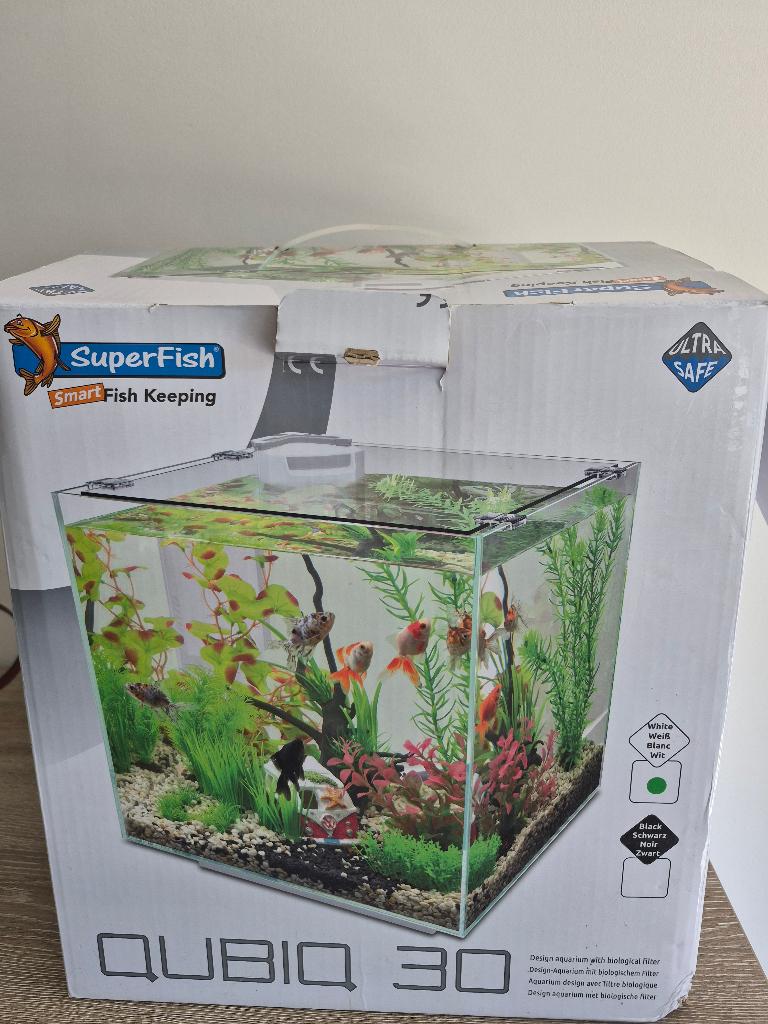 Aquarium SuperFish QubiQ 30 – 30 Litres, Enlèvement, Comme neuf, Superfish