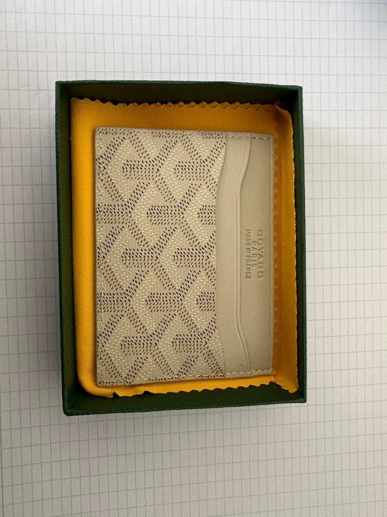 Goyard cardholder, Bijoux, Sacs & Beauté, Porte-monnaie & Portefeuilles, Envoi, Neuf, Blanc, Autres marques