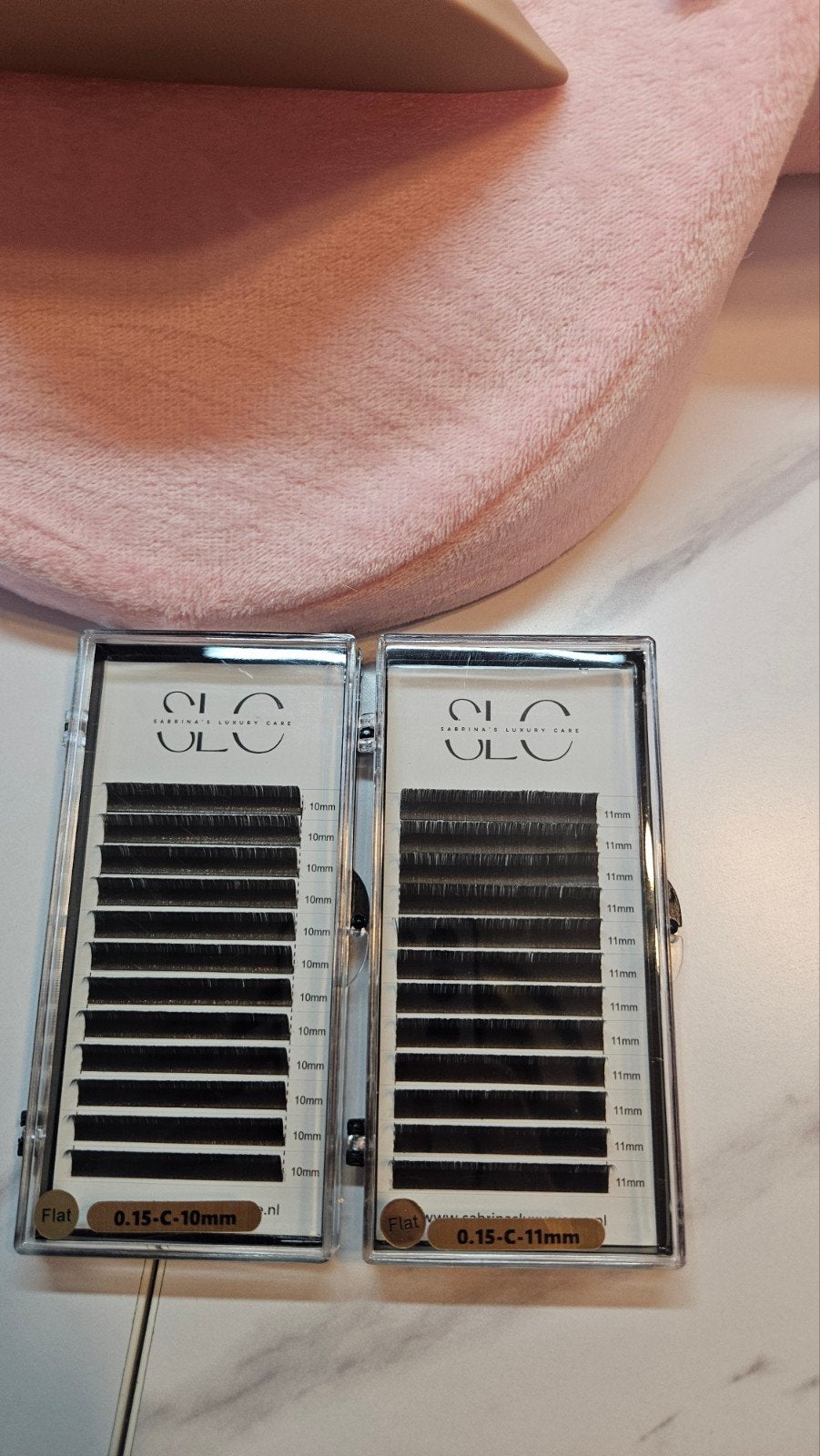 Wimperextensions, Ophalen