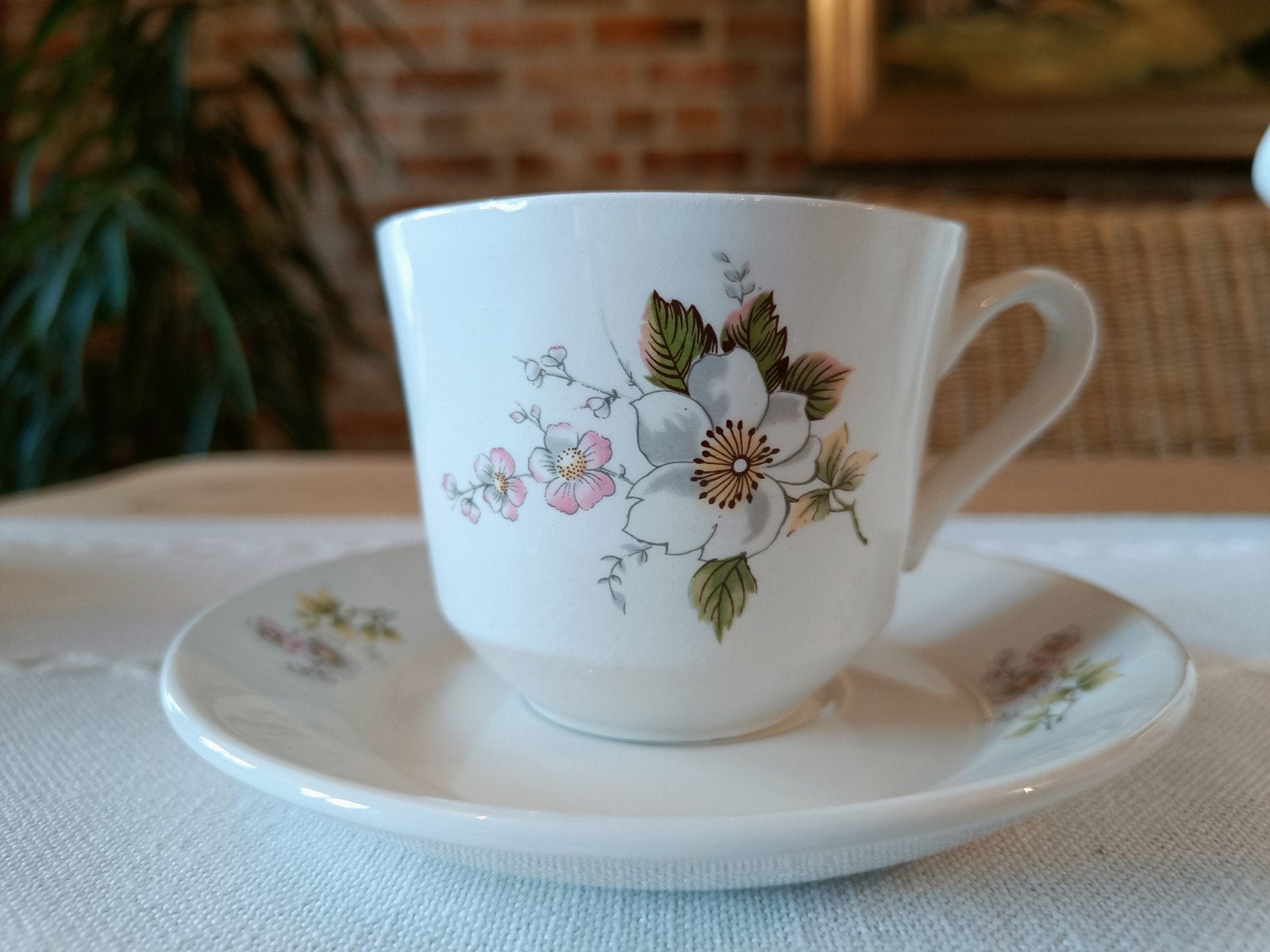Prachtig Vintage Koffie-/Theeservies Pontesa Spain, Antiek en Kunst, Ophalen
