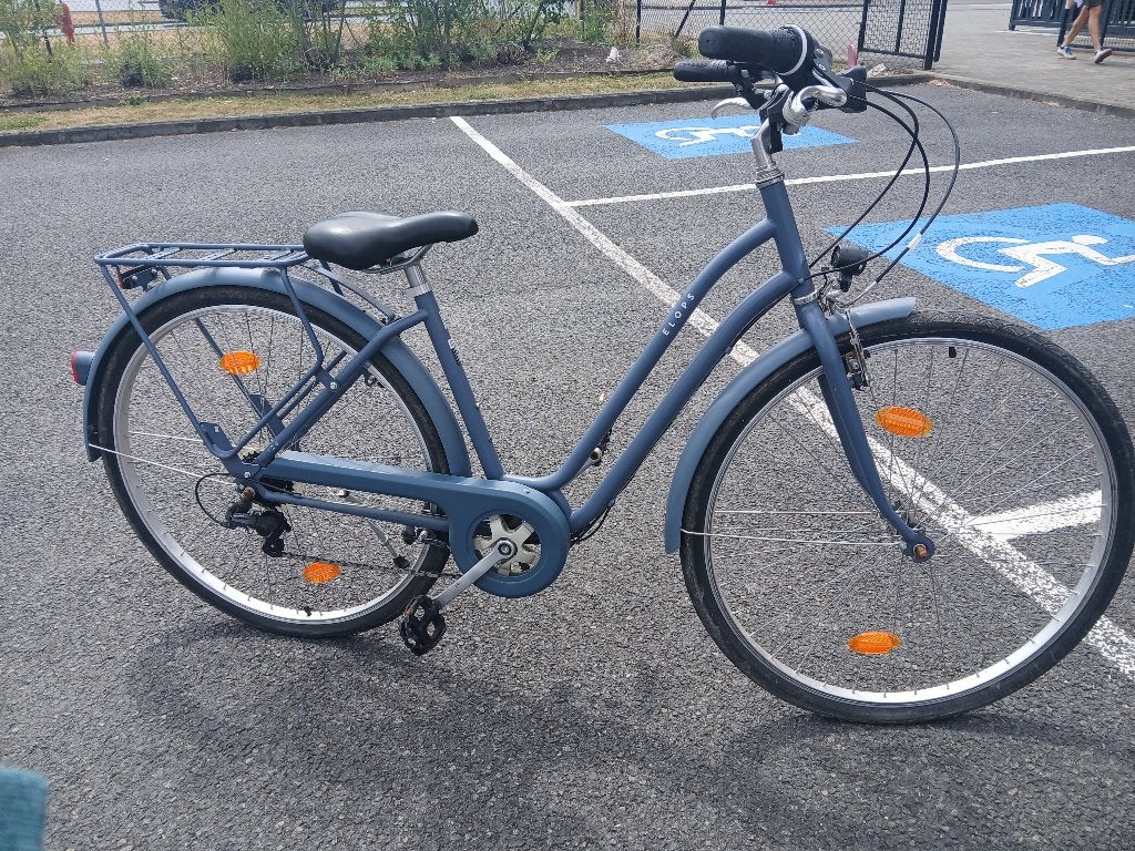 Vélo de ville Elops (Decathlon), Vélos & Vélomoteurs, Vélos | Femmes | Vélos pour femme, Comme neuf, Autres marques, Accès (extra) bas
