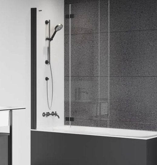 Pare-bain pliant noir (Allegra F Duscholux), Maison & Meubles, Enlèvement, Neuf