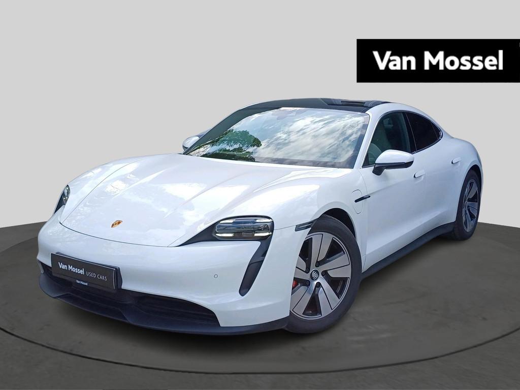 Porsche Taycan Taycan 4S, Auto's, Porsche, Automaat, Stof, Wit, Berline