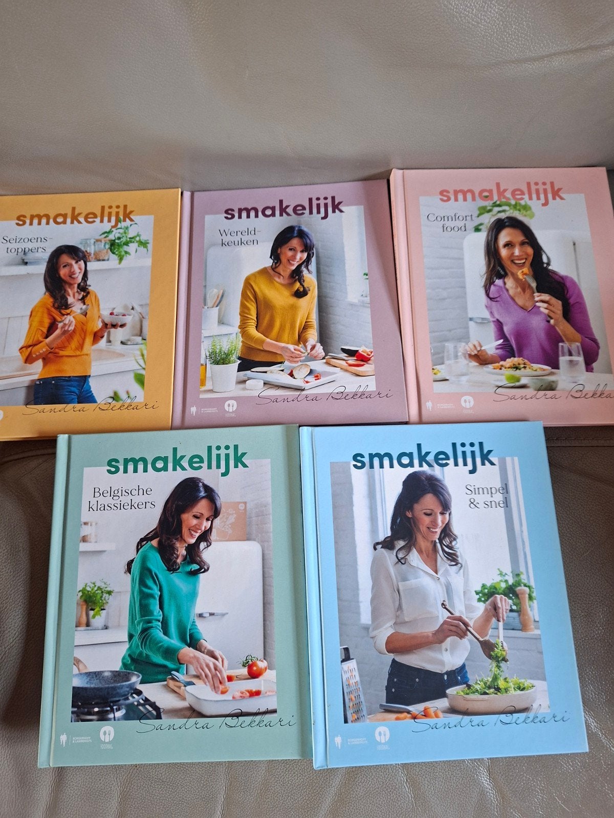 5x Sandra Bekkari , Smakelijk, Ophalen of Verzenden