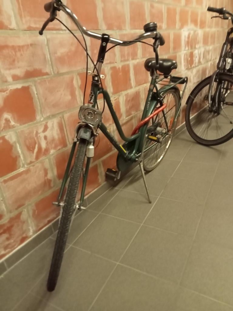 Damesfiets groen Sparta, Fietsen en Brommers, Ophalen, Sparta, Gebruikt, Velgrem