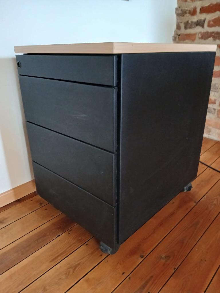 metalen ladenkast op wieltjes, Huis en Inrichting, Kasten | Ladekasten, Ophalen, Minder dan 50 cm, Gebruikt, 75 cm of meer