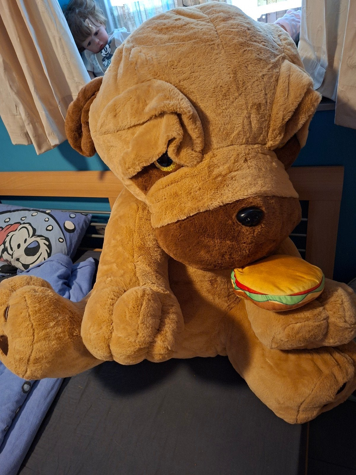 knuffel 100cm, Enlèvement