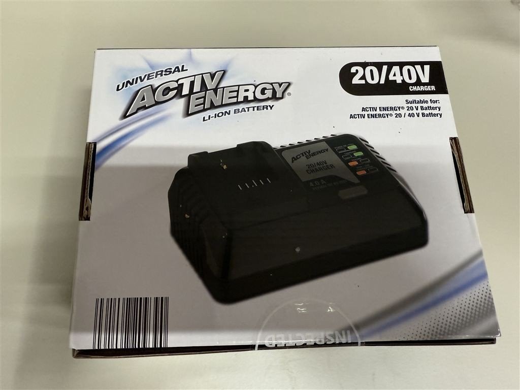 Universele batterijlader - Activ Energy 20V/40V 4Ah [enkel l, Ophalen of Verzenden, Nieuw