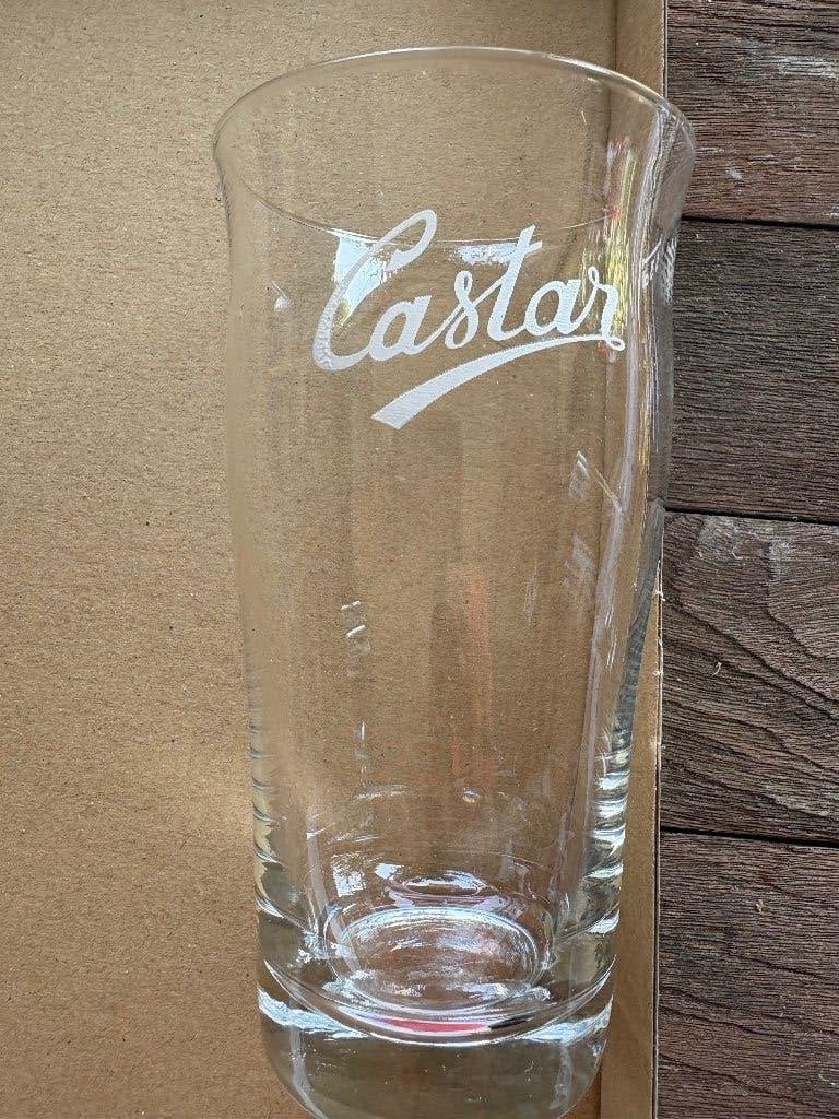 Castar (2 glazen), Ophalen of Verzenden, Gebruikt, Glas of Glazen, Overige merken
