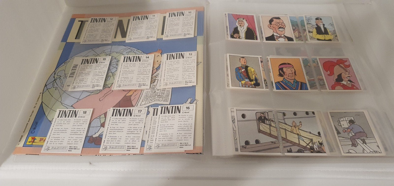 Panini Tintin 1989 UITVERKOCHT, Ophalen of Verzenden