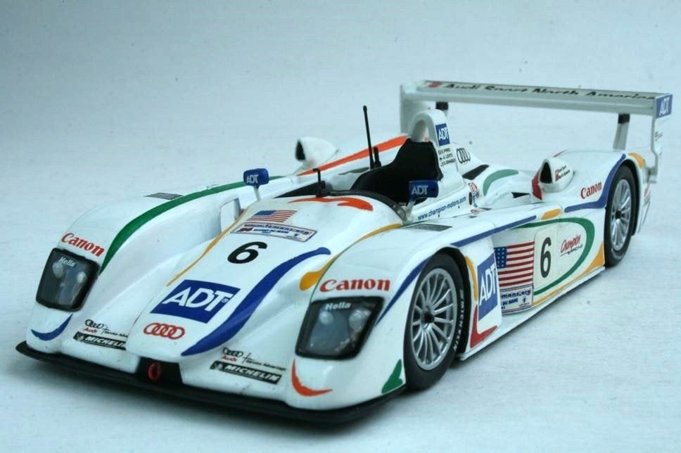 Minichamps 1/43 Audi R8 - Le Mans 2003, Hobby en Vrije tijd, Modelauto's | 1:43, Ophalen of Verzenden, Nieuw, Auto, MiniChamps