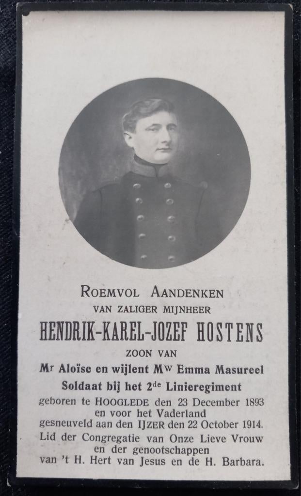 Bidprent WO1, Verzamelen, Ophalen of Verzenden