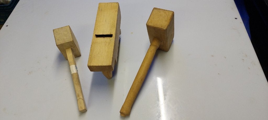 Outils de menuisier anciens en bois - Ensemble complet !, Enlèvement ou Envoi