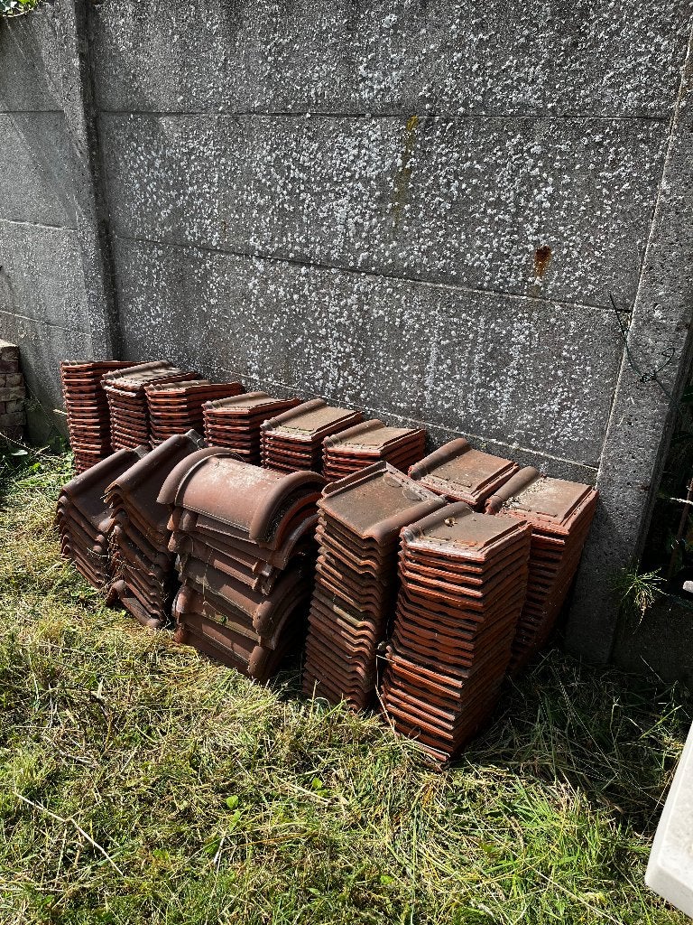 Stormpannen/dakpannen, Doe-het-zelf en Bouw, Dakpannen en Dakbedekking, Ophalen, Gebruikt, Dakpannen