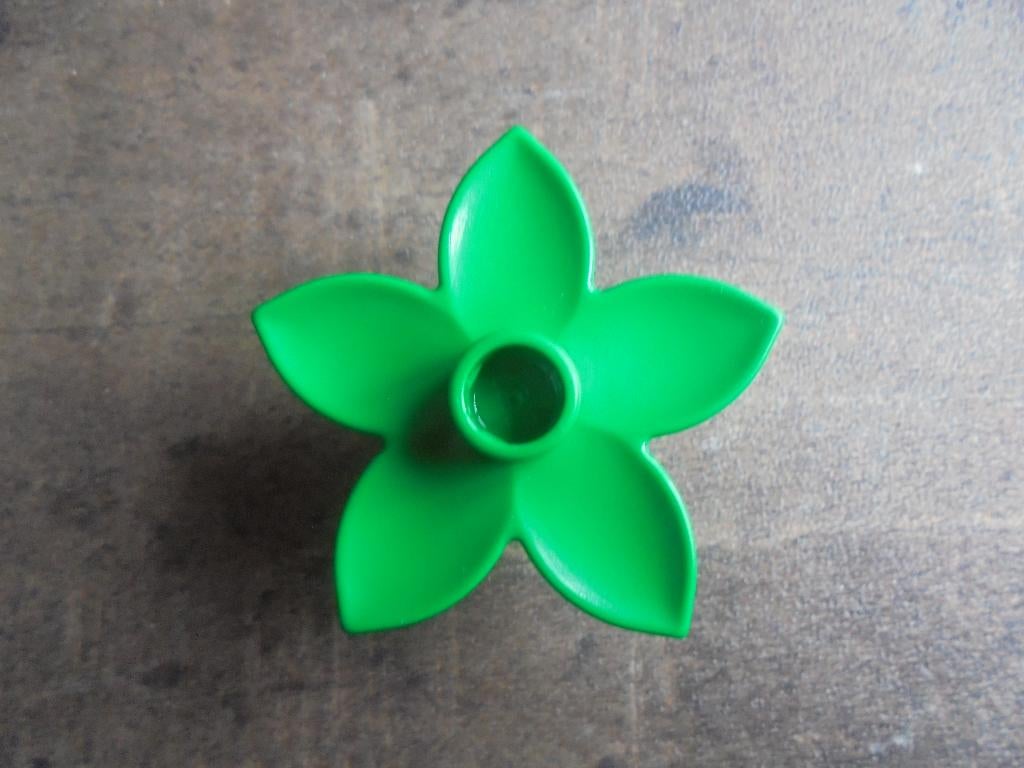 Lego Duplo Plant Flower with 1 Top Stud (zie foto's) 42, Enlèvement ou Envoi, Utilisé, Briques en vrac, Duplo