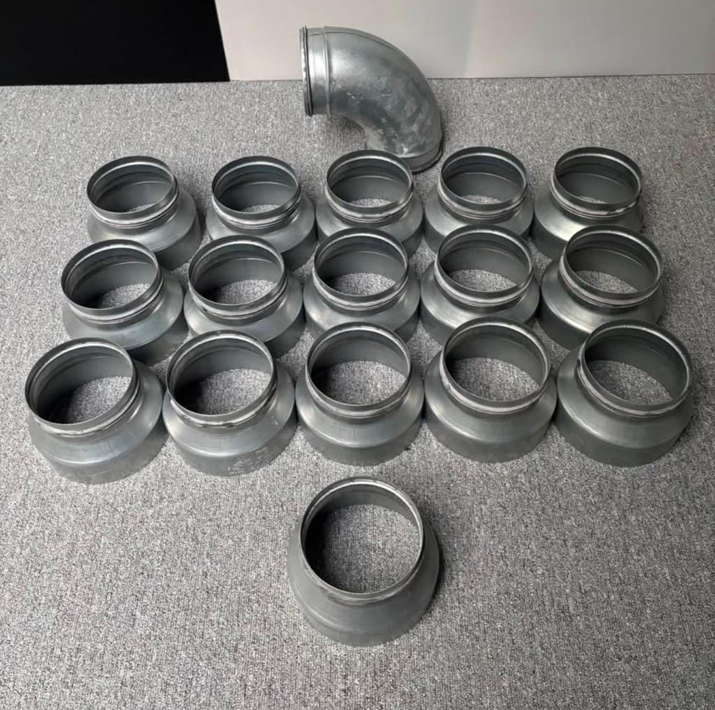 17x Réducteurs Fem-Mâle joint caoutchouc RGF Acier galvanisé, Enlèvement ou Envoi, Comme neuf