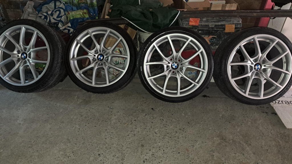 4 Jantes BMW d'origine 20" série 5 F10 et F11, Pneus été, Enlèvement, Utilisé, 20 pouces