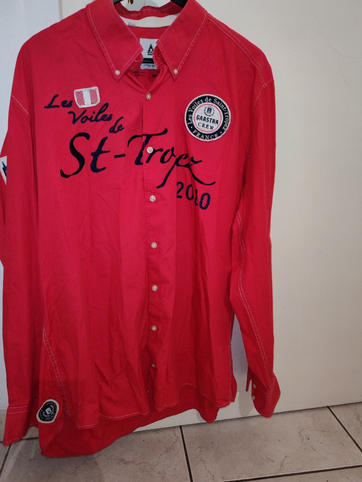 Overhemd Gaastra St. Tropez 2010 maat XXXL, Vêtements | Hommes, Enlèvement, Comme neuf, Rouge, Gaastra