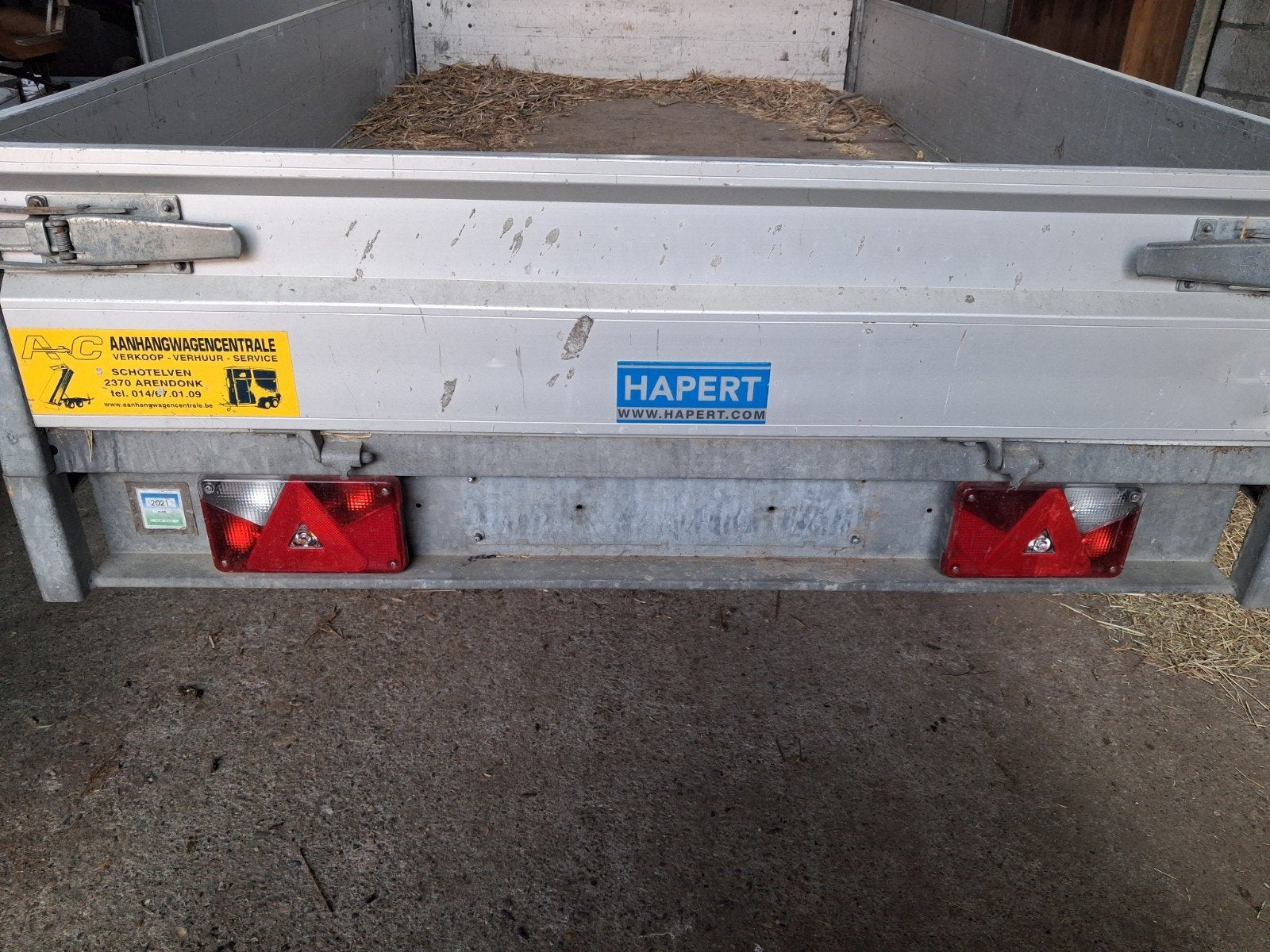 Enkelas aanhangwagen, Ophalen of Verzenden