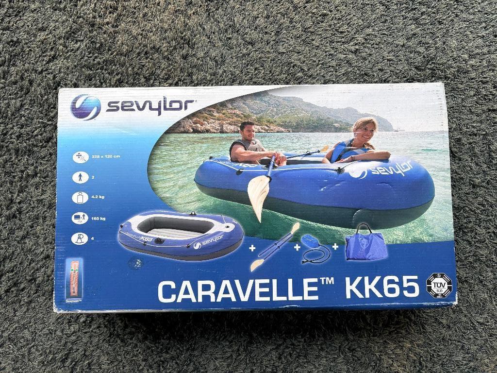 De Sevylor Caravelle KK 65 opblasboot voor 2 personen, Watersport en Boten, Kano's, Ophalen, Opblaasbaar, Overige typen, Nieuw