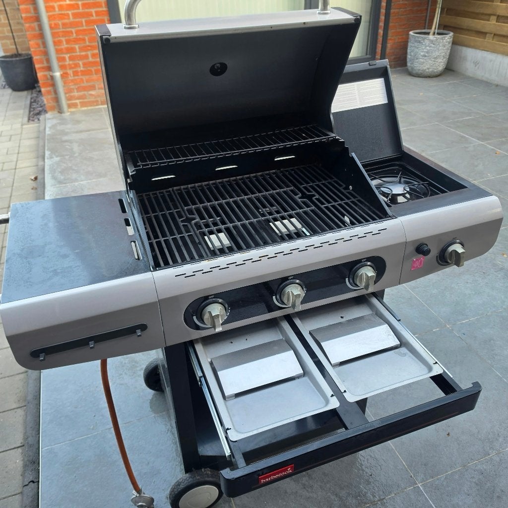 Gasbarbecue in uitstekende staat, Tuin en Terras, Ophalen, Zo goed als nieuw, Barbecoock