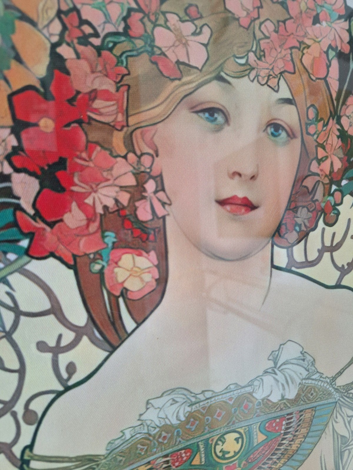 Canvas print  50 x 70 cm  mucha, Ophalen