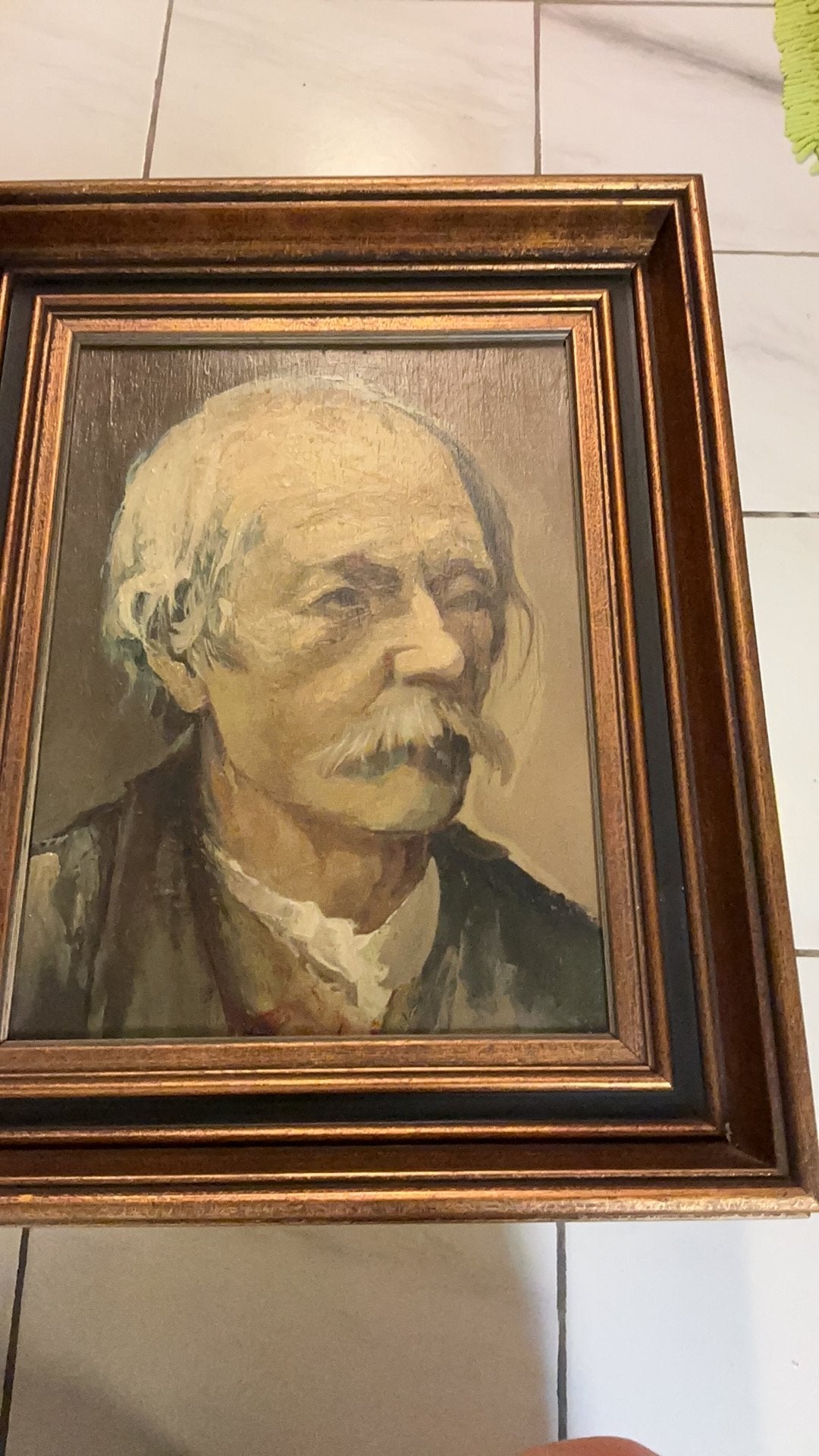 Peinture de portrait, Peint à la main, Portrait ou Personnes, Panneau, Enlèvement