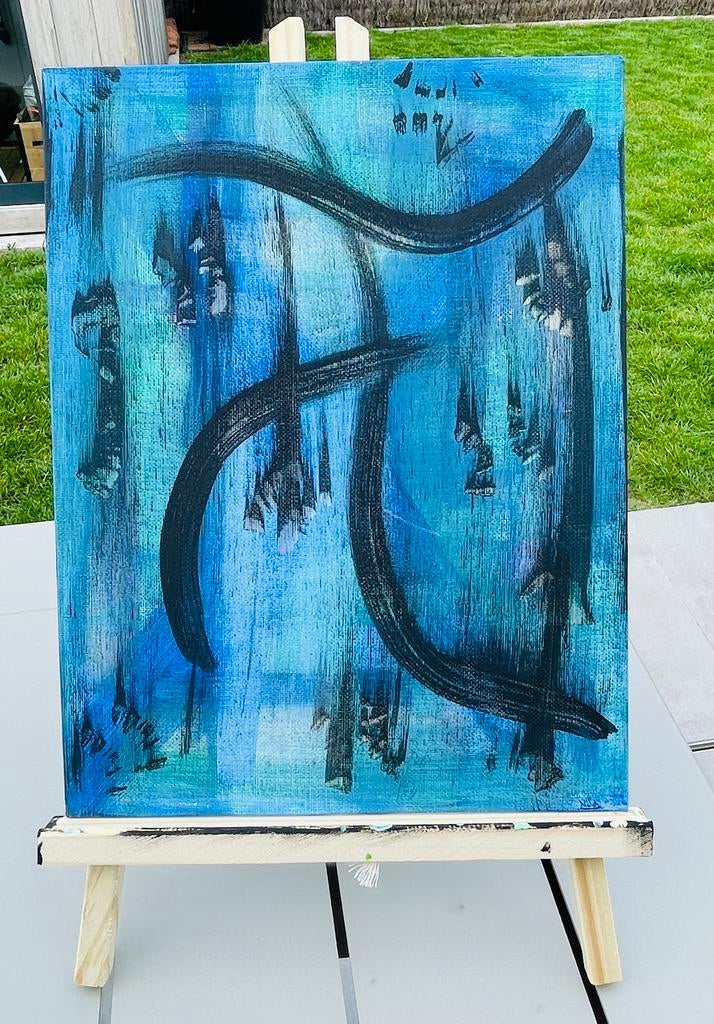 Asbstract schilderij, Enlèvement ou Envoi