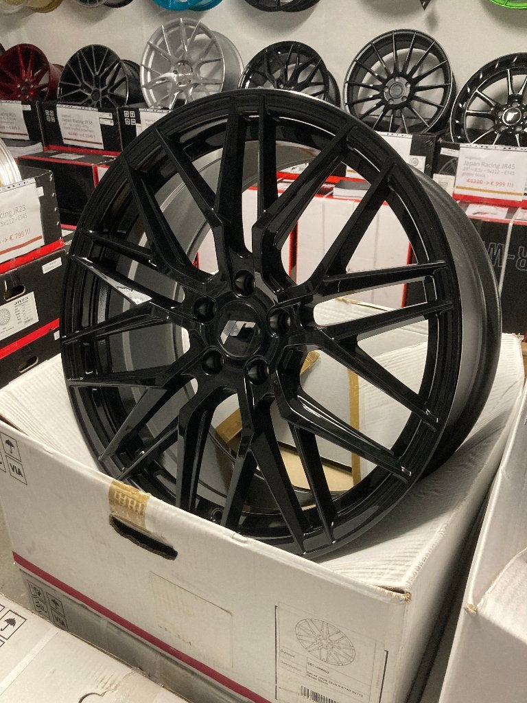 Velgenset JR28 19x8,5 ET40 5x112 glossy black NIEUW, Auto-onderdelen, Banden en Velgen, Velg(en), 19 inch, Nieuw, Ophalen of Verzenden