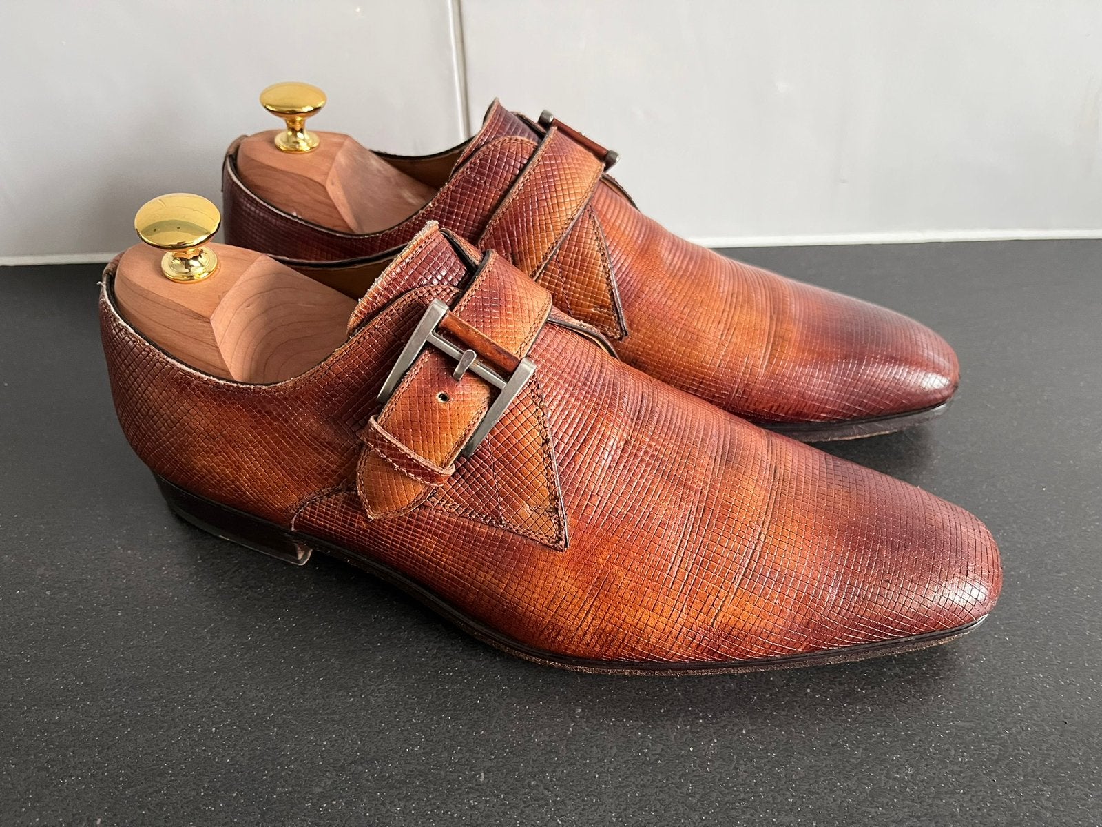 Magnanni herenschoenen maat 40, Kleding | Heren, Schoenen, Ophalen of Verzenden, Zo goed als nieuw, Gespschoenen