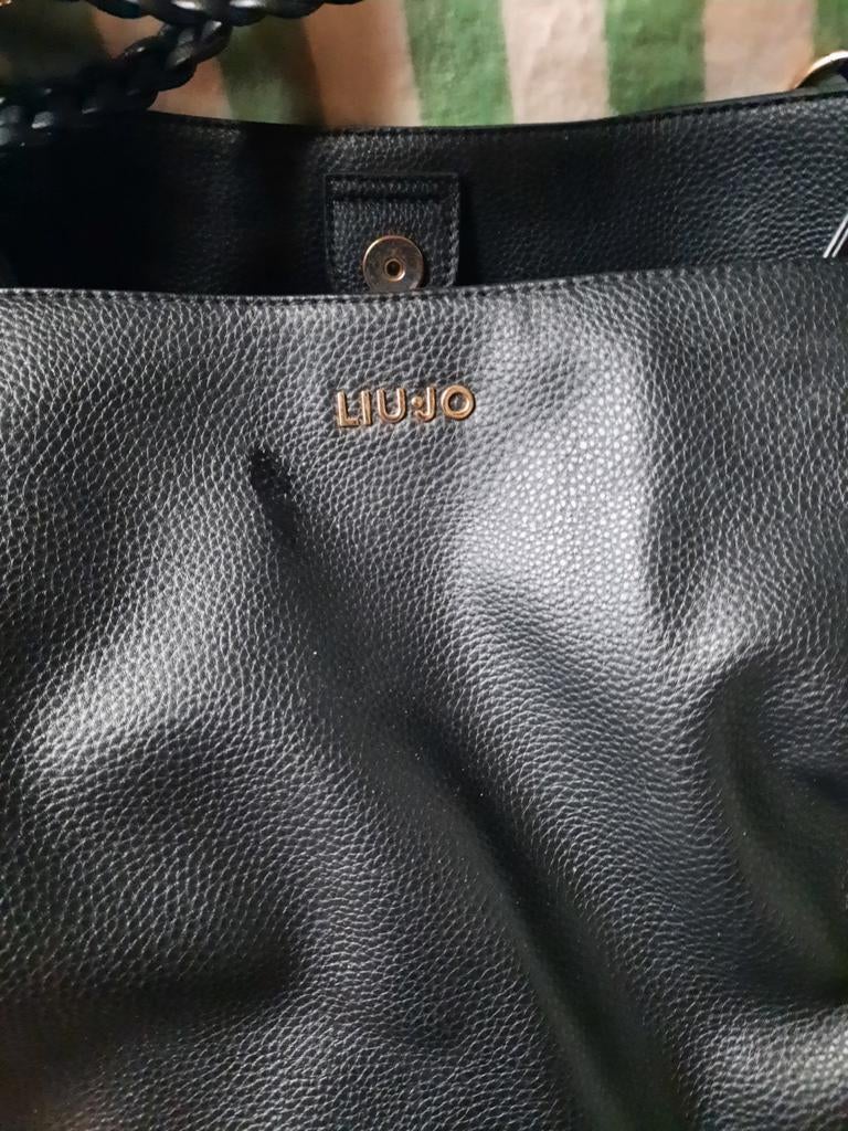 Liu-Jo zwarte handtas,1x gedragen, Handtassen en Accessoires, Ophalen, Handtas
