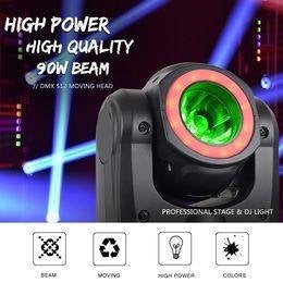 Nouvelle tête mobile à faisceau LED 90W avec anneau LED, Enlèvement ou Envoi, Neuf, Lumières, Couleur